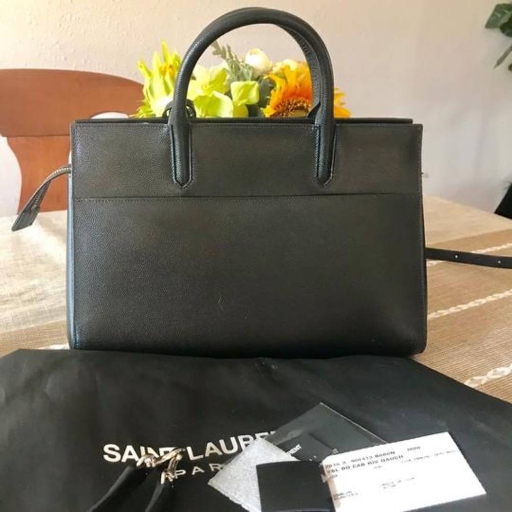 Saint Laurent Cabas Rive Gauche Small Leather - Picture 3 of 8